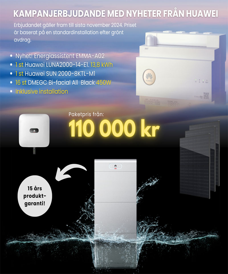 Huawei 14 kWh kampanj